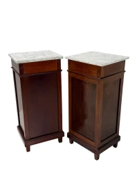 Pair of Art Nouveau Nightstands or Bedside Tables, 1900s